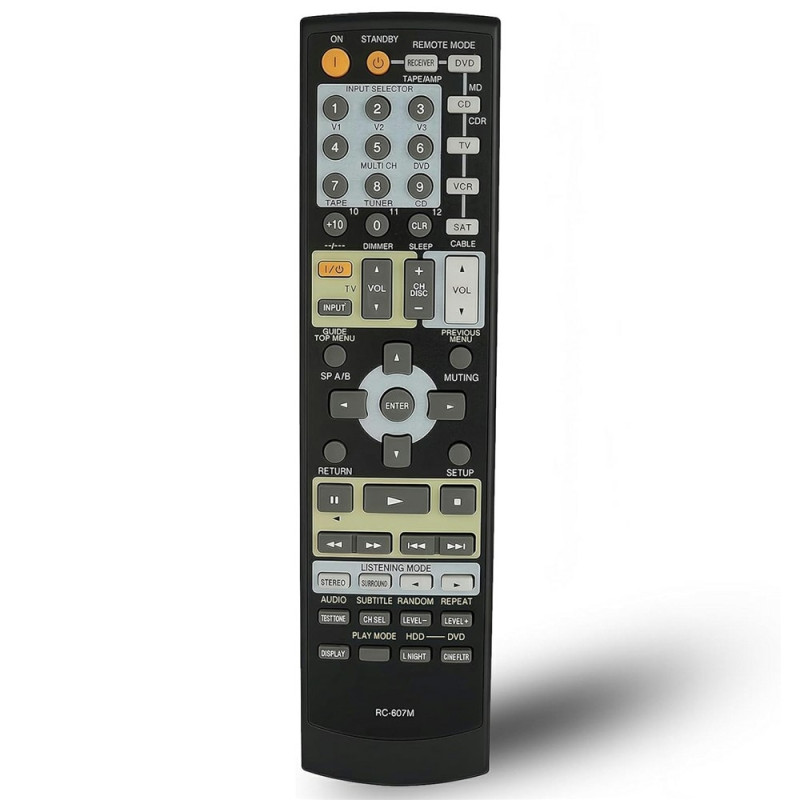 Kaukosäätimen vaihto RC-607M Onkyo-vahvistimelle
