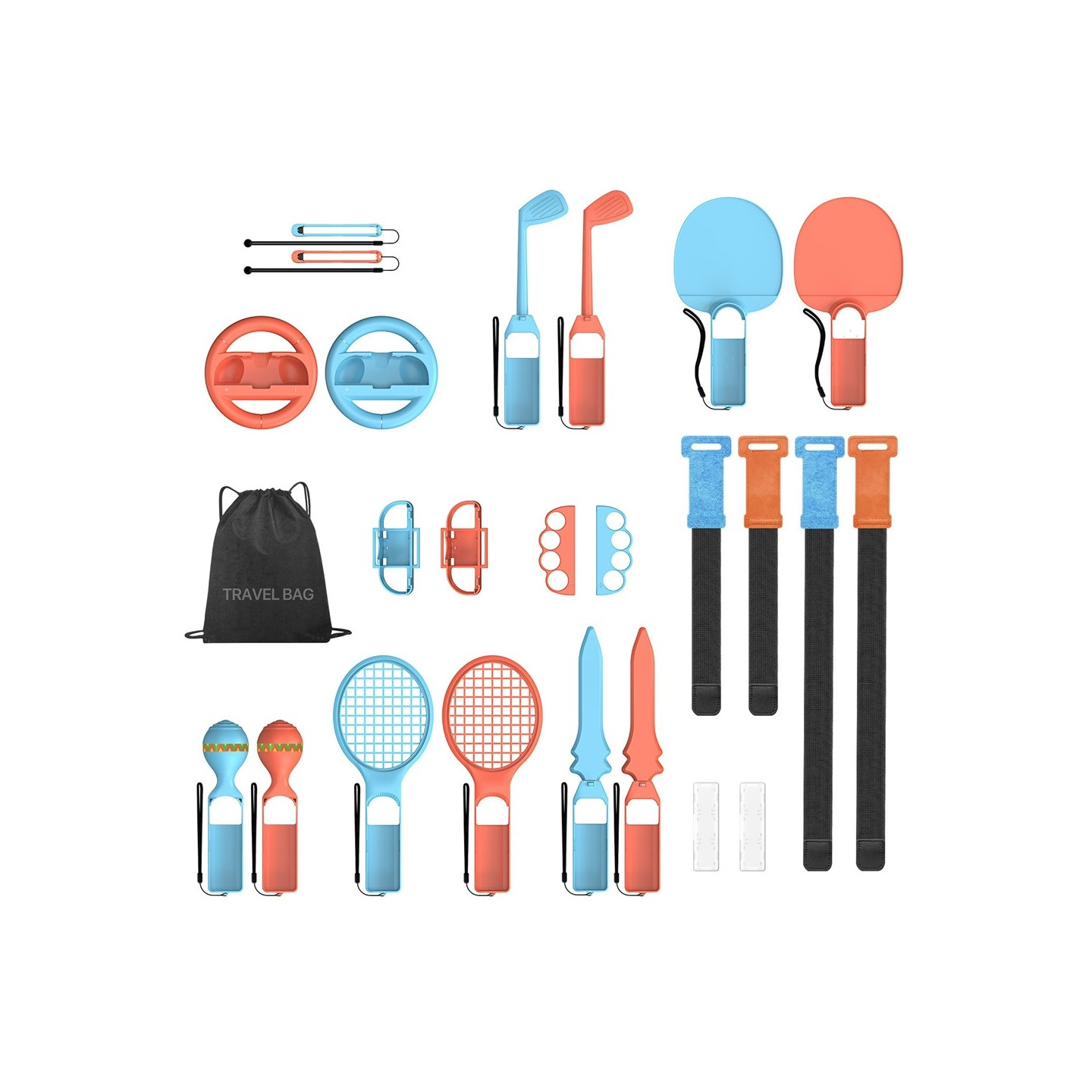 Compatible with Nintendo Switch 2 sports 25-in-1 accessory pack