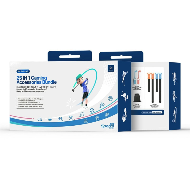 Compatible with Nintendo Switch 2 sports 25-in-1 accessory pack