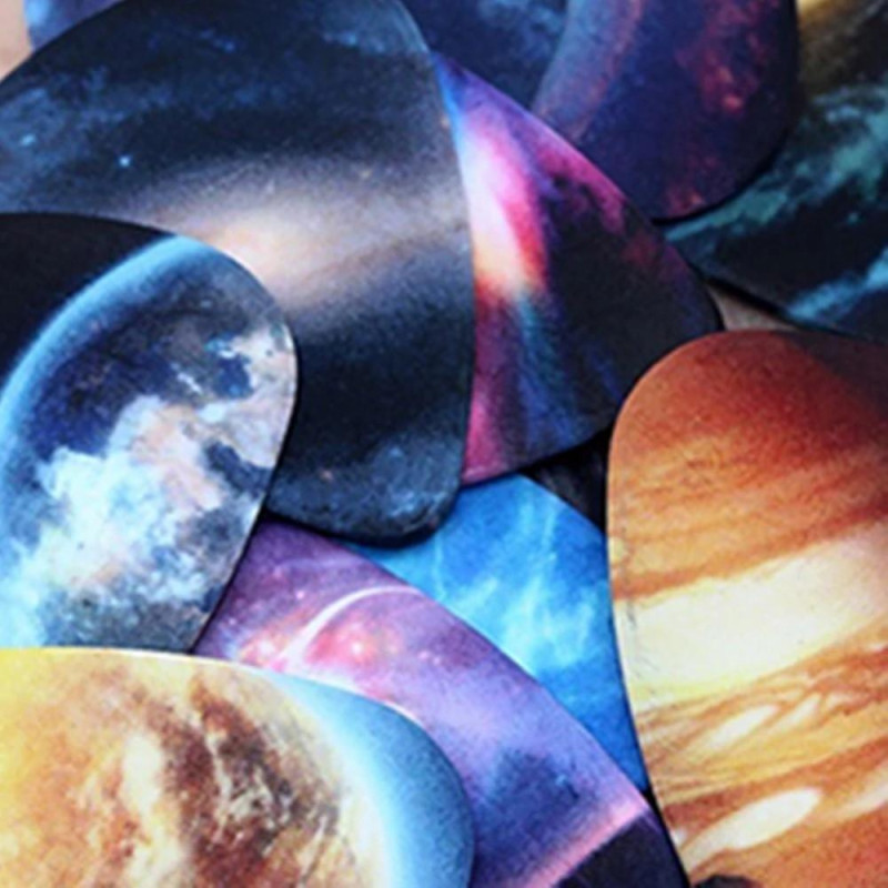 10 pieces Guitar Pick Plectrums for Bass Electric Acoustic Guitars Instrument Accessory