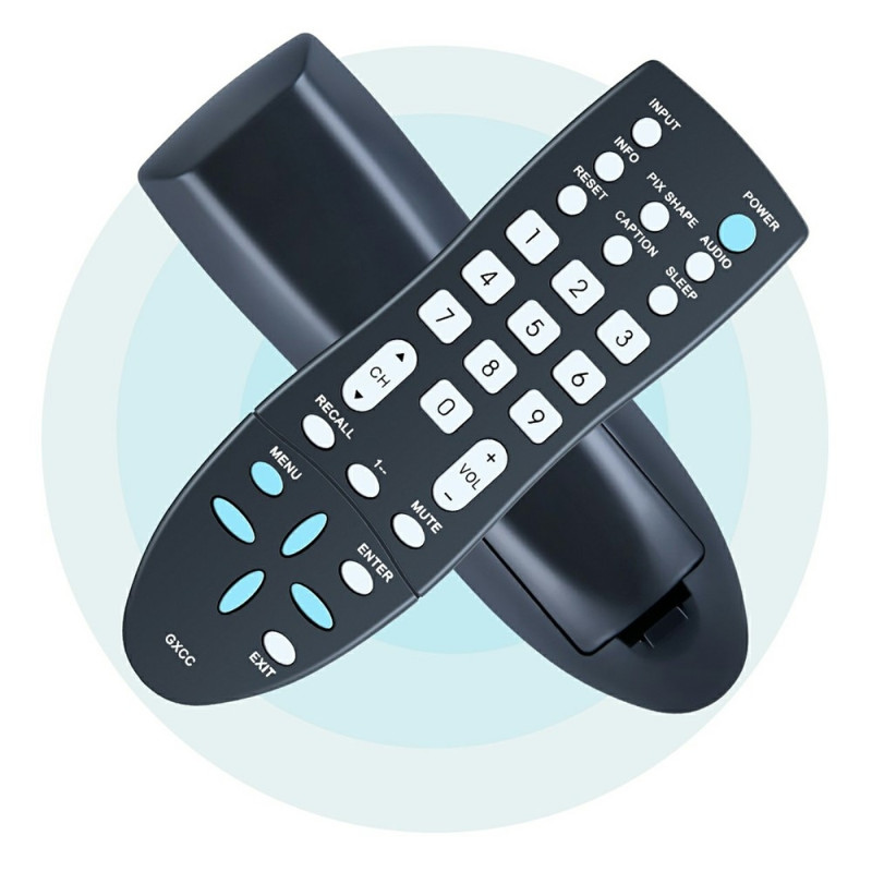 Fjernkontroll utskiftning for GXCC for Sanyo TV