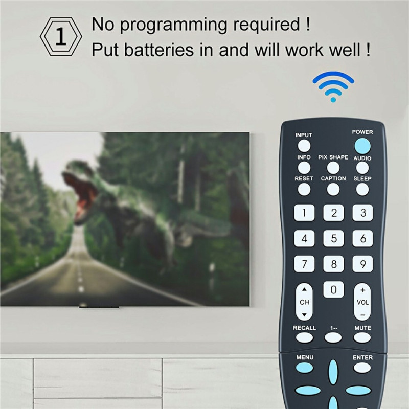 Udskiftning af fjernbetjening til GXCC til Sanyo TV