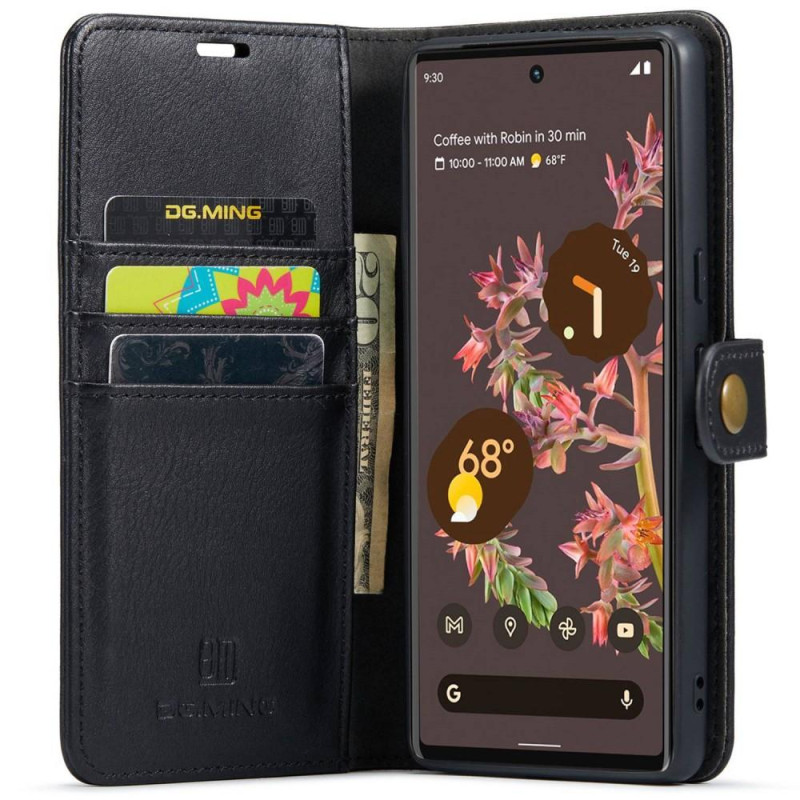 DG.MING Google Pixel 7: lle Irrotettava 2 - in - 1 - lompakkokansi
