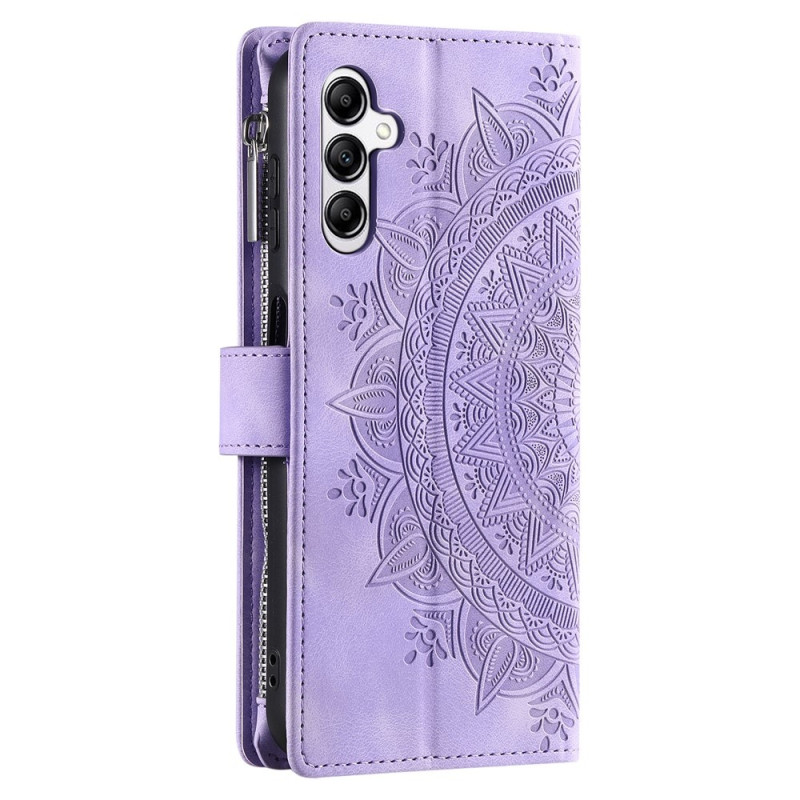 For Samsung Galaxy A17 / A26  Lommebok Deksel Shell Mandala Blomstermønster