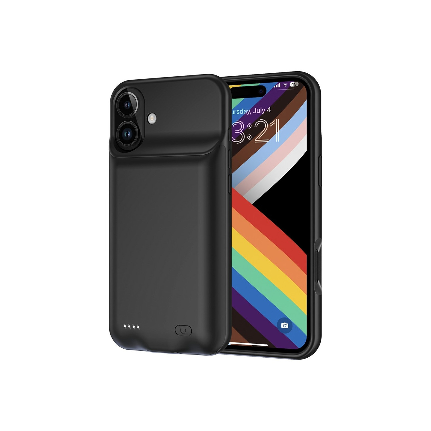 Laddningsfodral För iPhone 17 6000mAh Uppladdningsbart Batteri Skal Powerbank