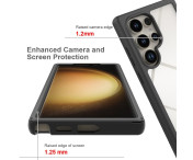 För Samsung Galaxy S24 Ultra -skal i PC+TPU med stötdämpande mobilskal