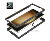 För Samsung Galaxy S24 Ultra -skal i PC+TPU med stötdämpande mobilskal