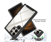 För Samsung Galaxy S24 Ultra -skal i PC+TPU med stötdämpande mobilskal