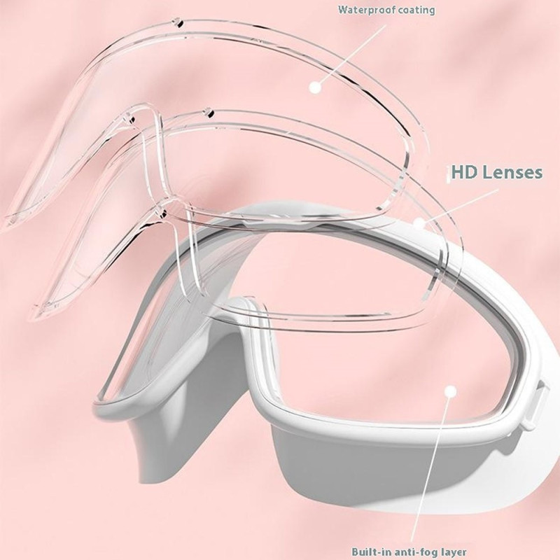 Anti-Fog Anti-fog Swimming Goggles Cyklop large frames storage case and swimming cap