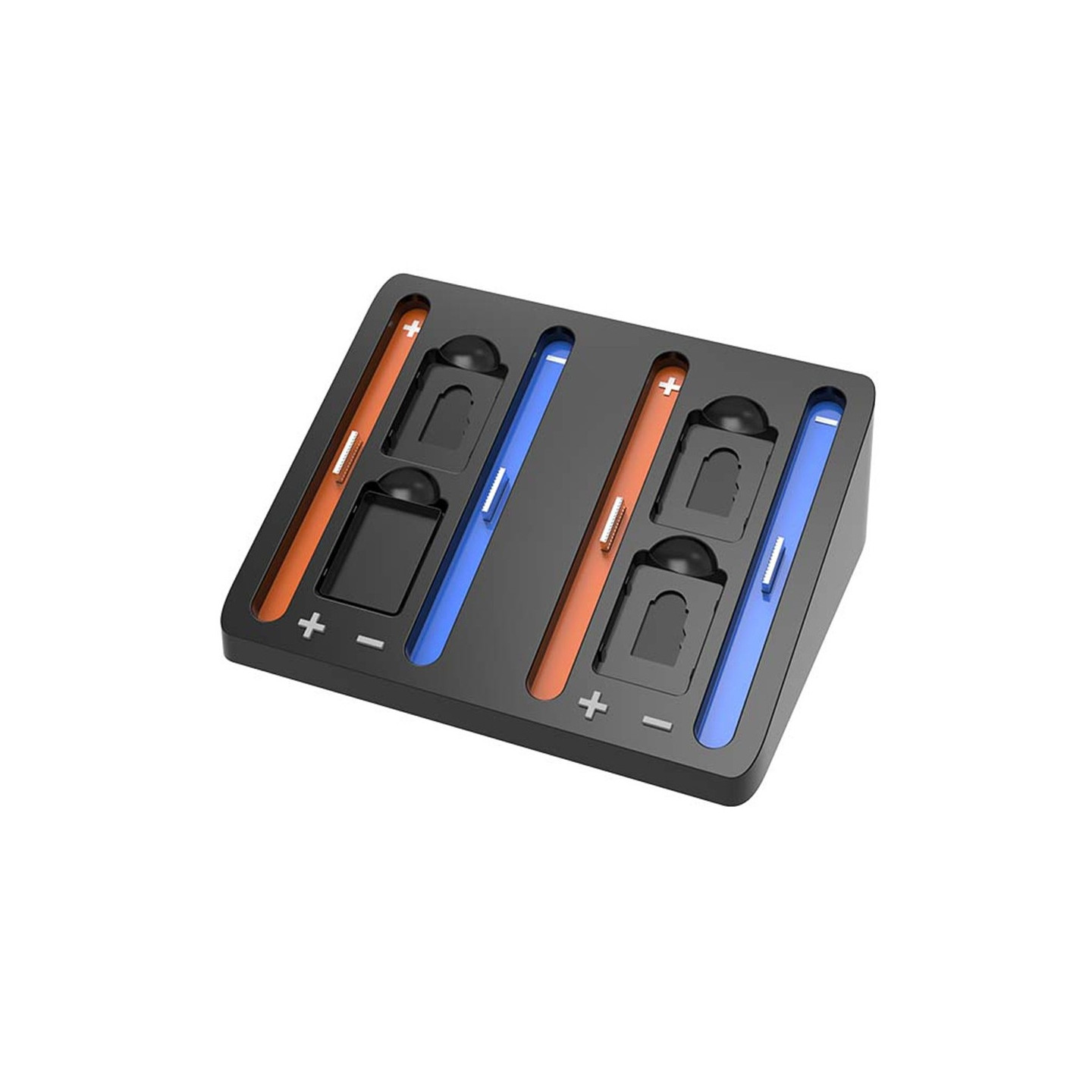 Kompatibel med Nintendo Switch 2 Joy-Con ladestasjon med 4 spor, LED-indikator