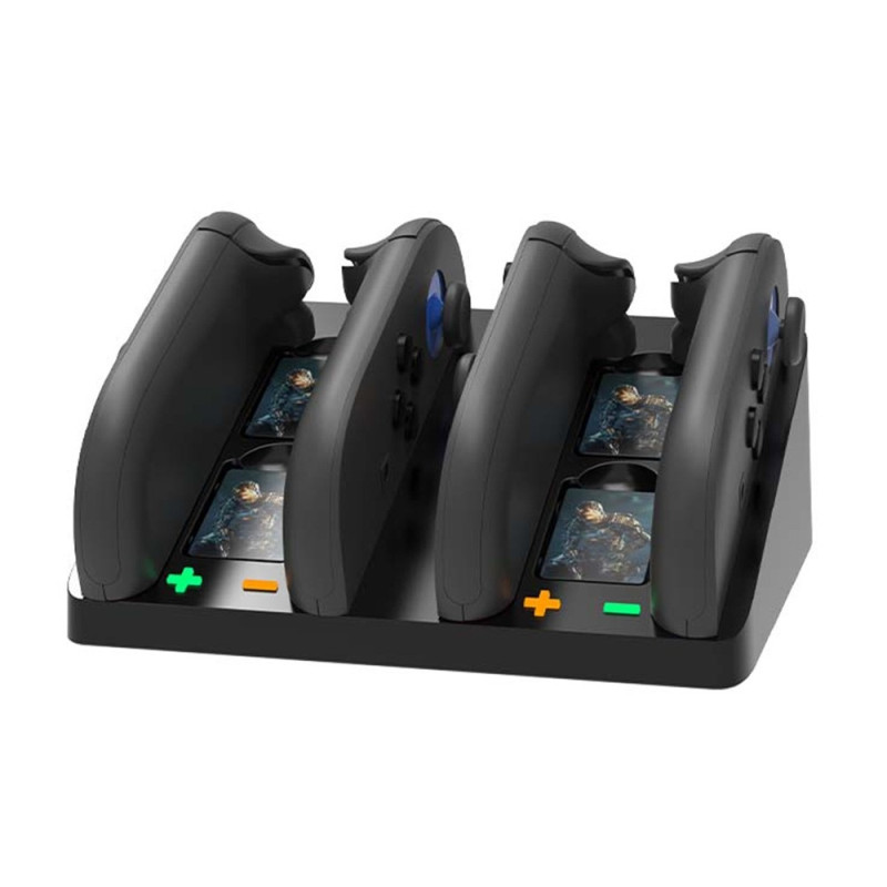 Kompatibel med Nintendo Switch 2 Joy-Con 4 Slot-opladningsdock LED-indikator