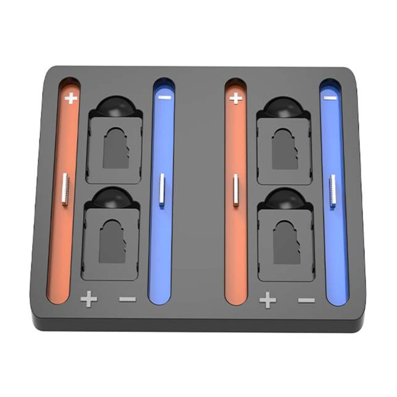 Kompatibel med Nintendo Switch 2 Joy-Con ladestasjon med 4 spor, LED-indikator