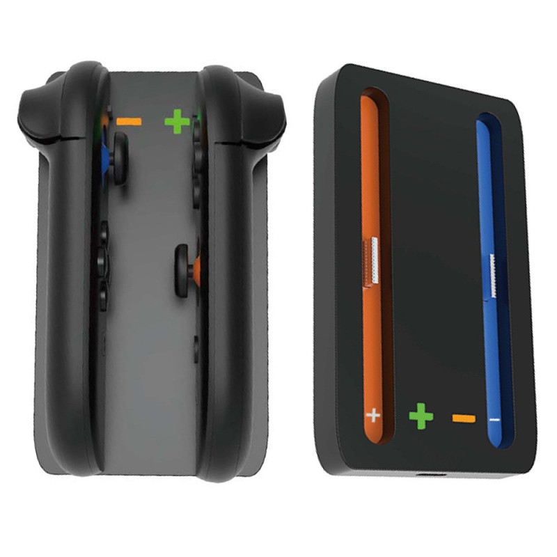 Yhteensopiva Nintendo Switch 2 -lataustelakan kanssa Joy-Con-kahvoille, 2 latauspaikkaa