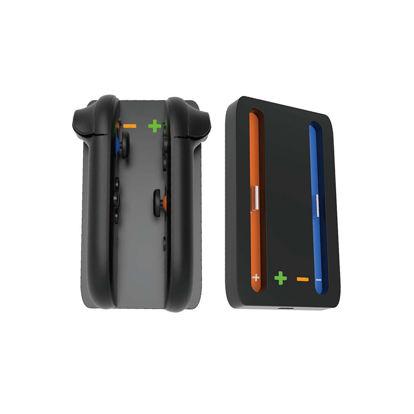 Kompatibel med Nintendo Switch 2 ladestasjon for Joy-Con, håndterer 2 spor