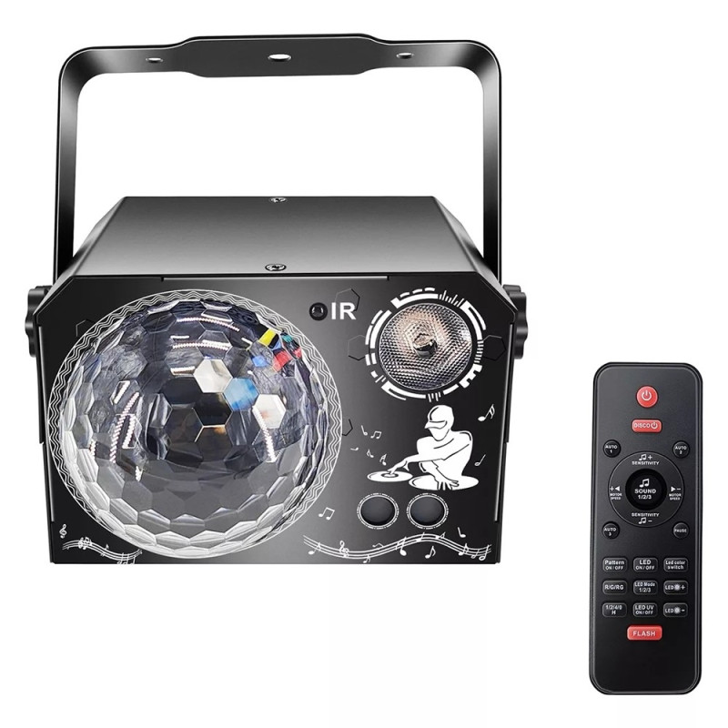 Magic Ball Laser Light L150MW 4-in-1 Laser Lamp Stage Party Disco Lamp