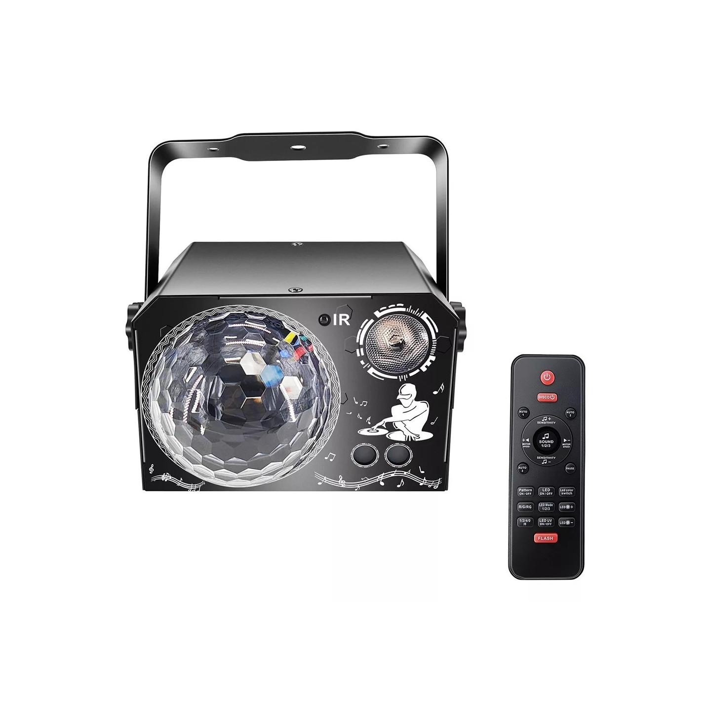 Magic Ball Laser Light L150MW 4-i-1-laserlampa Scen fest disco magisk bollampa