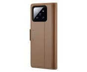 CASEME Plånboksfodral Xiaomi 14 - Brun