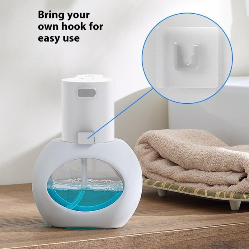 Automatic Soap Pump Touchless Infrared Sensor Hand Wash for Foam - Black