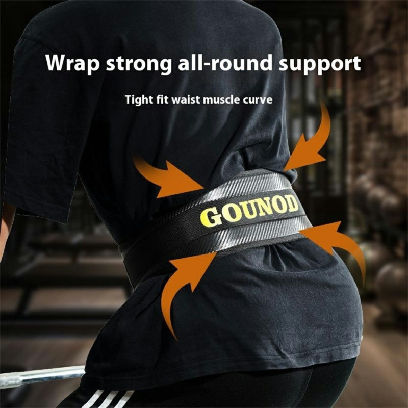 Waist Belt Weightlifting Powerlifting Squats Deadlifts Training Waist Support Strap - L