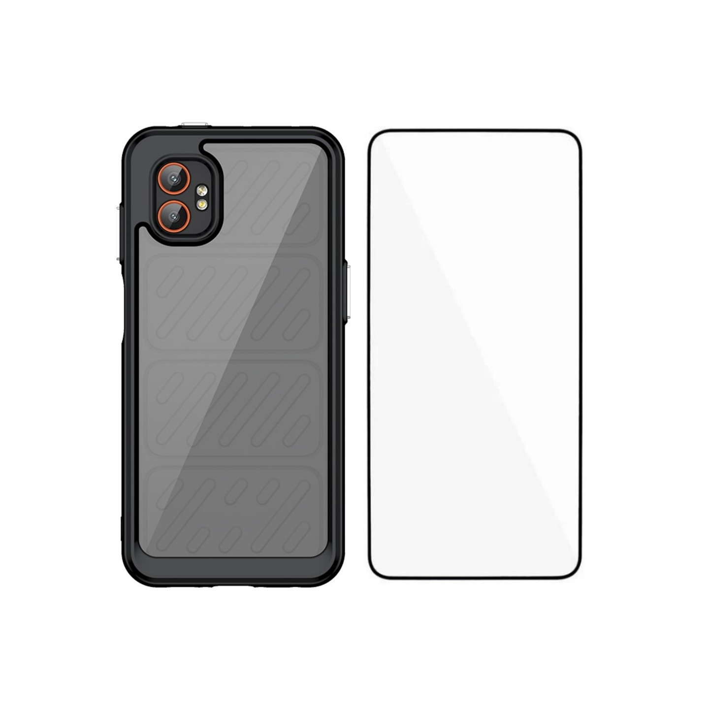 For Samsung Galaxy XCover7 Pro Case TPU Phone Cover with Tempered Glass Protector