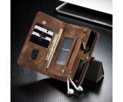 CASEME Samsung Galaxy S21 Retro läder plånboksfodral - Brun