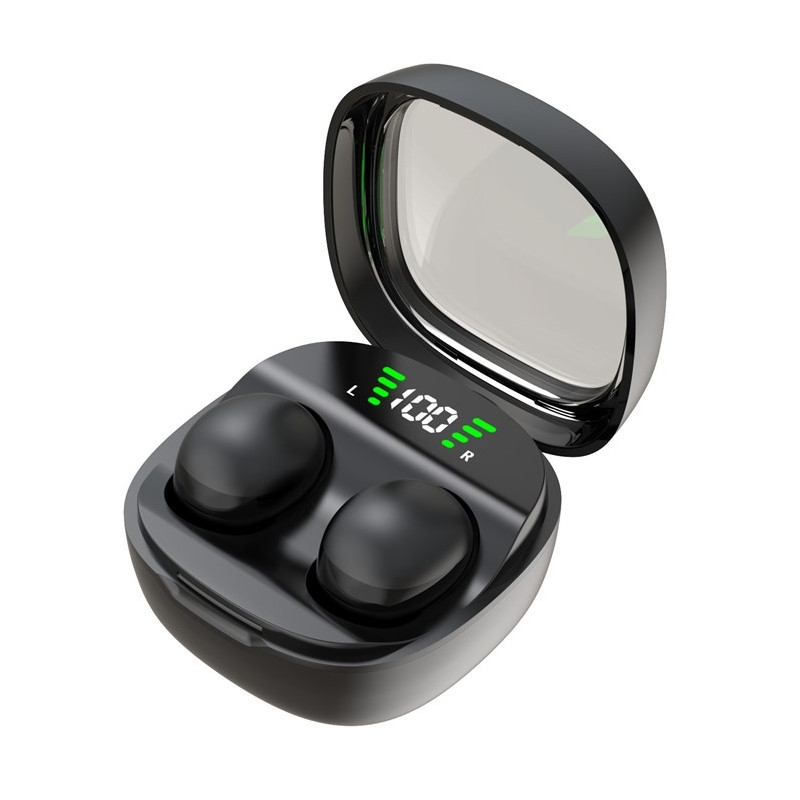 Langattomat kuulokkeet korvakuulokkeet HiFi-stereoäänellä Bluetooth - Sleep HD Bass Sound - Musta