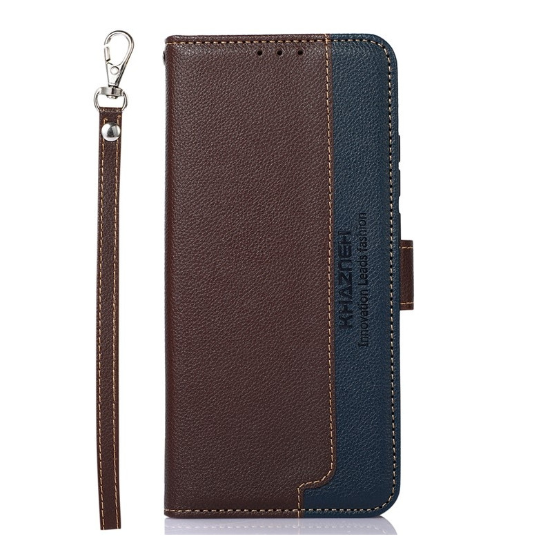 KHAZNEH Phone Cover for Honor 400 5G - Brown/Blue