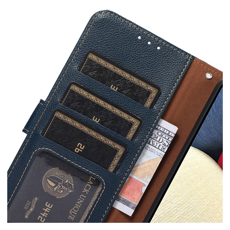 KHAZNEH Phone Cover for Honor 400 Lite 5G - Blue/Brown