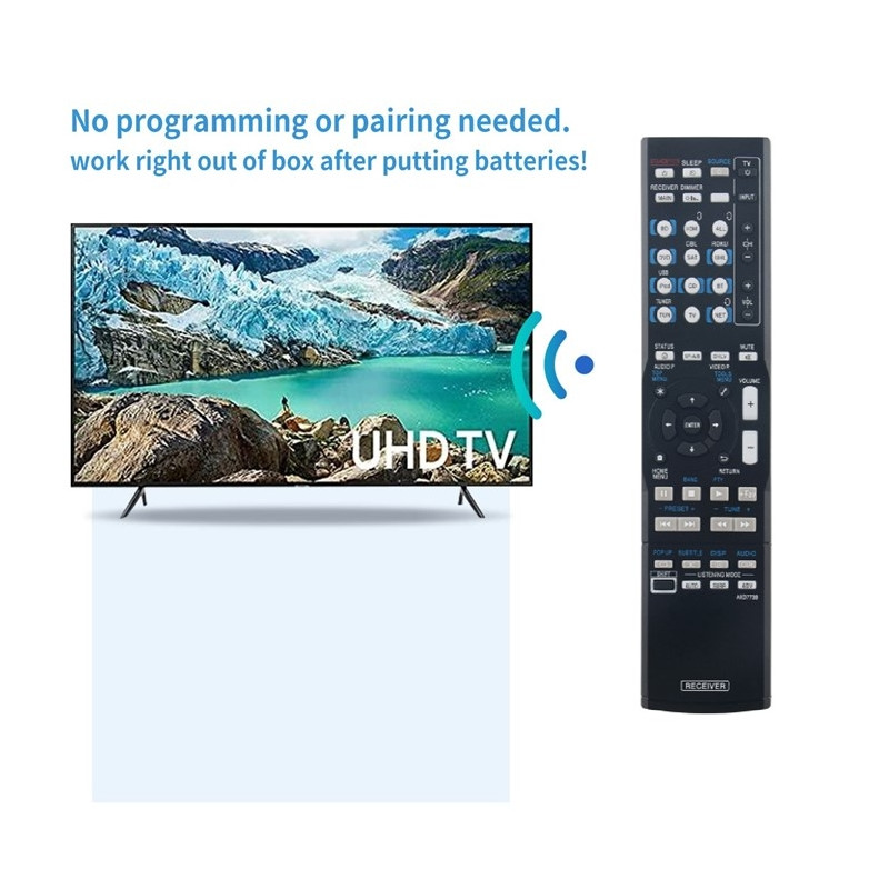 Remote Control Replacement for AXD7739 For Pioneer AV Receiver Stereo System