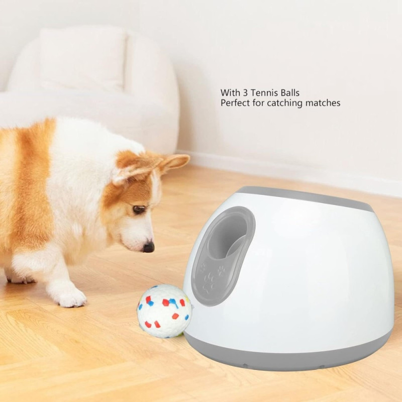 Automatic ball launcher for dogs with 3 adjustable distance settings - Blue