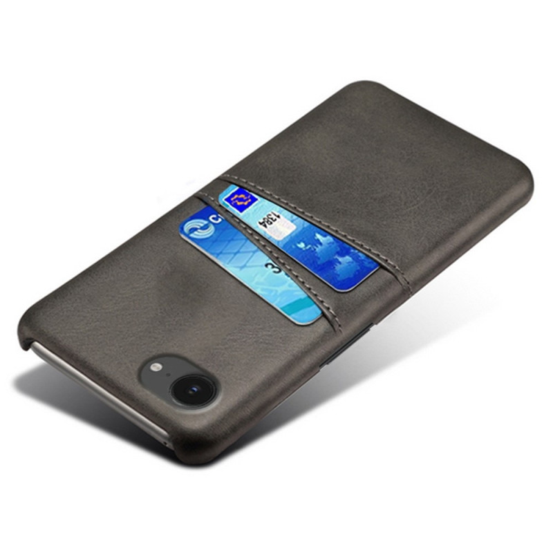 KSQ Cover med kortplads til iPhone 16e Sort