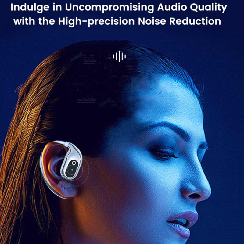 144 Sprog Oversættelses Oversætter Smart Oversætter Headset Bluetooth - Sort