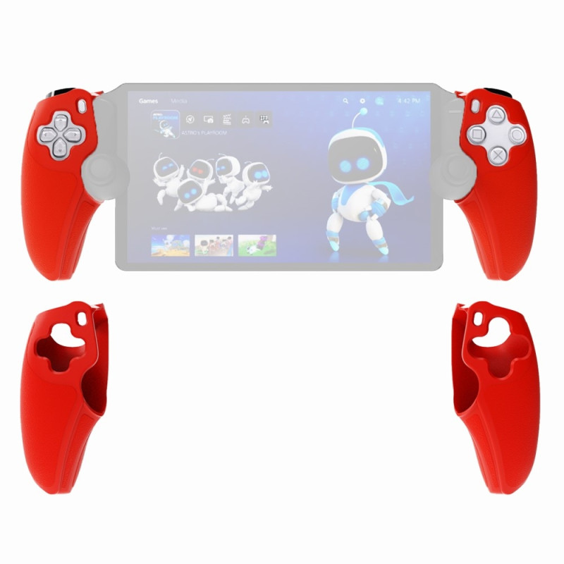 Silicone Case Cover for PS5 Portal Right and Left - Red