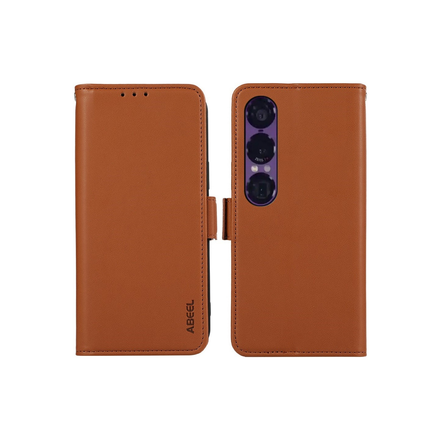 ABEEL För Sony Xperia 1 VII Fodral Plånboksfodral Skal Telefonfodral RFID-blockerande