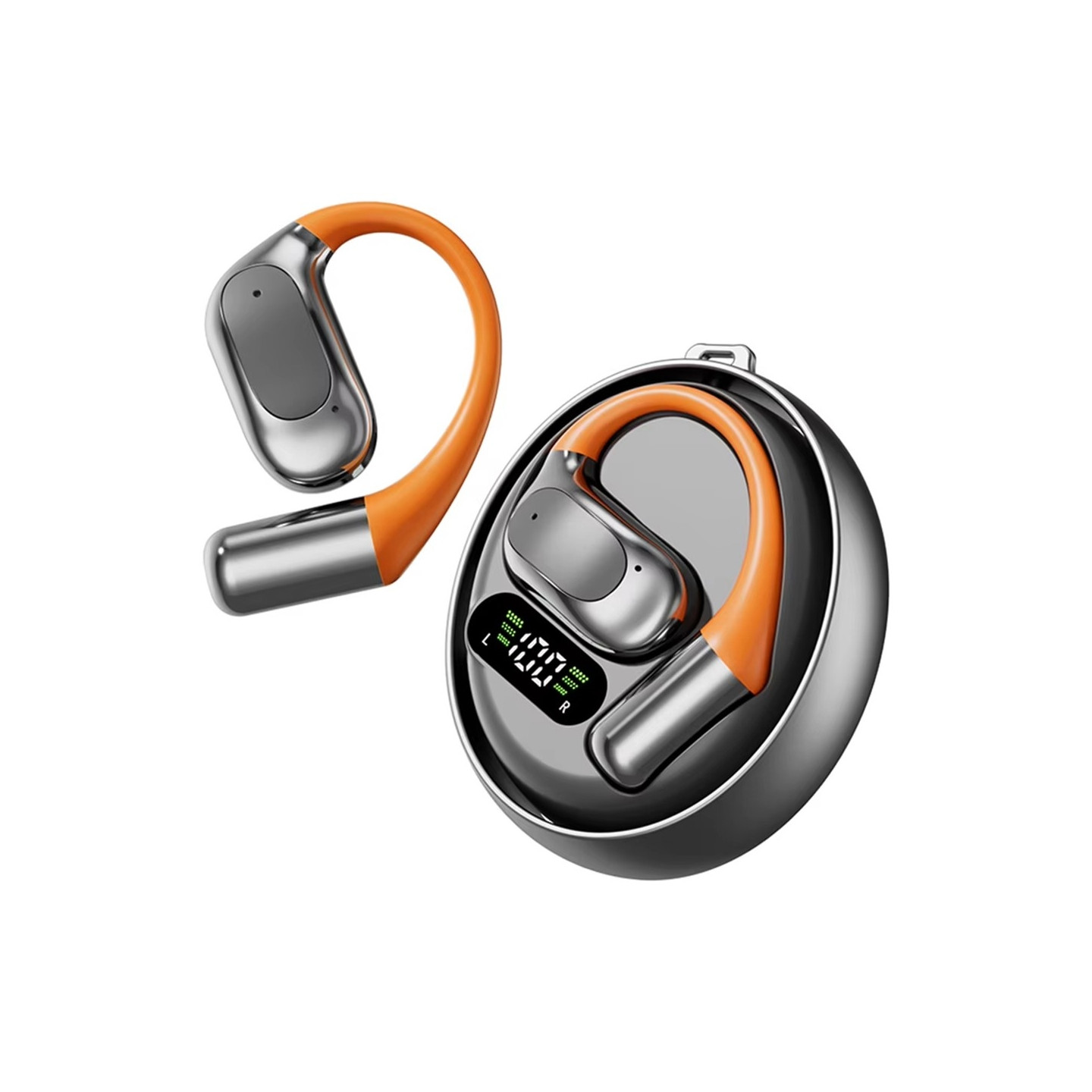 144 Språk Oversettelse Oversetter Smart Oversetter Headset Bluetooth Sanntid - Svart