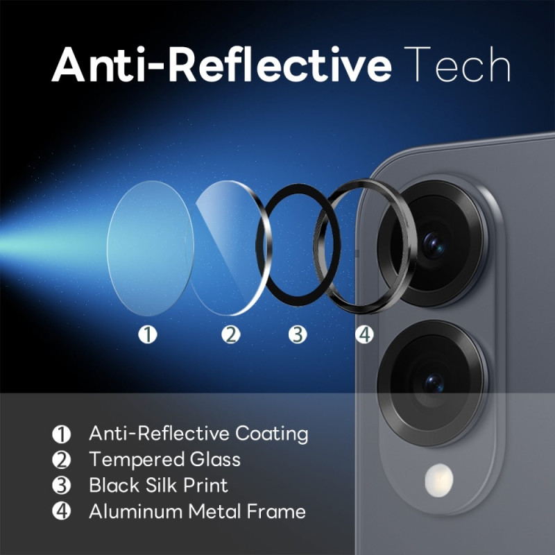 NORTHJO For Samsung Galaxy S25 Edge Tempered Glass Camera Lens