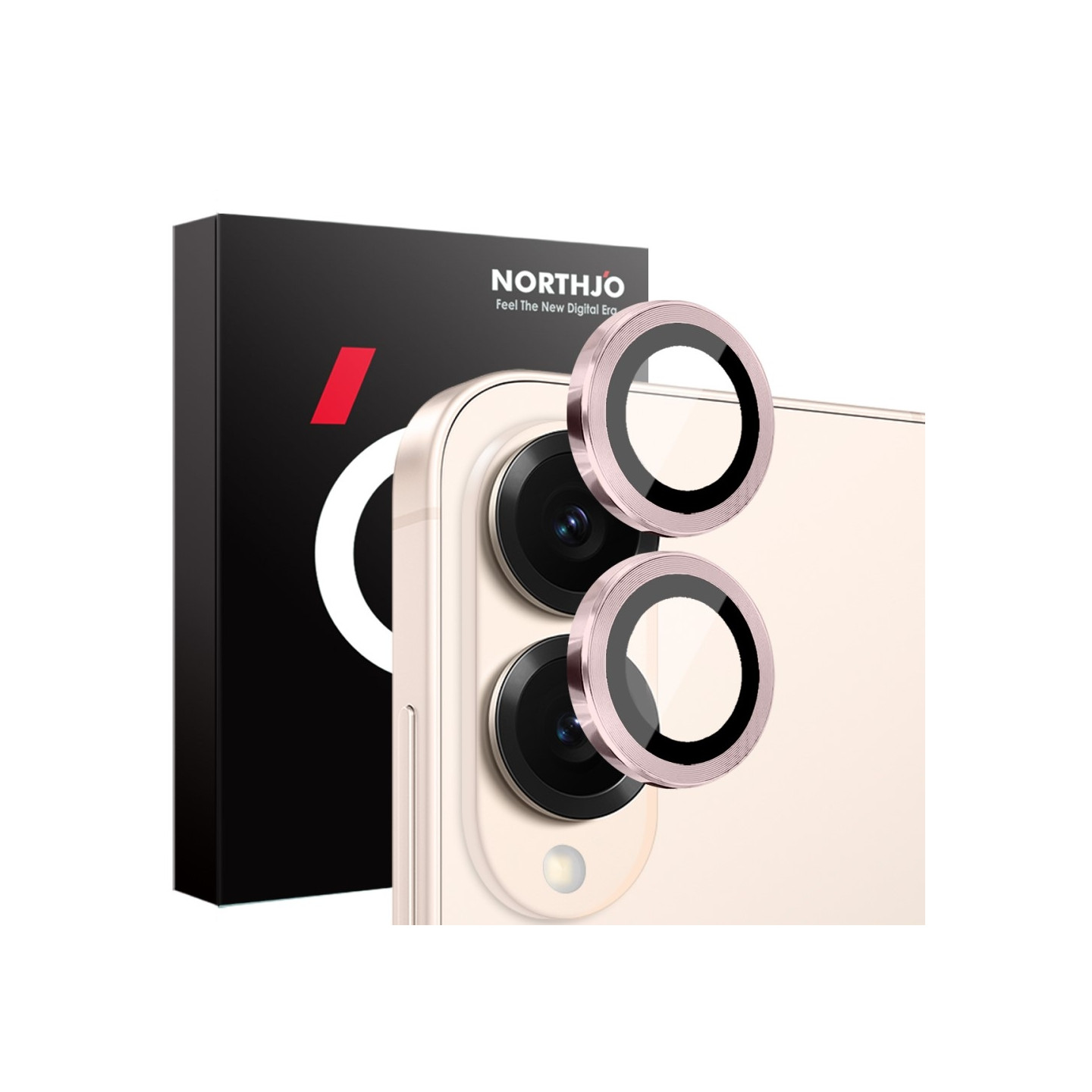 NORTHJO Samsung Galaxy S25 Edge Karkaistu Lasi Kameran Linssinsuoja