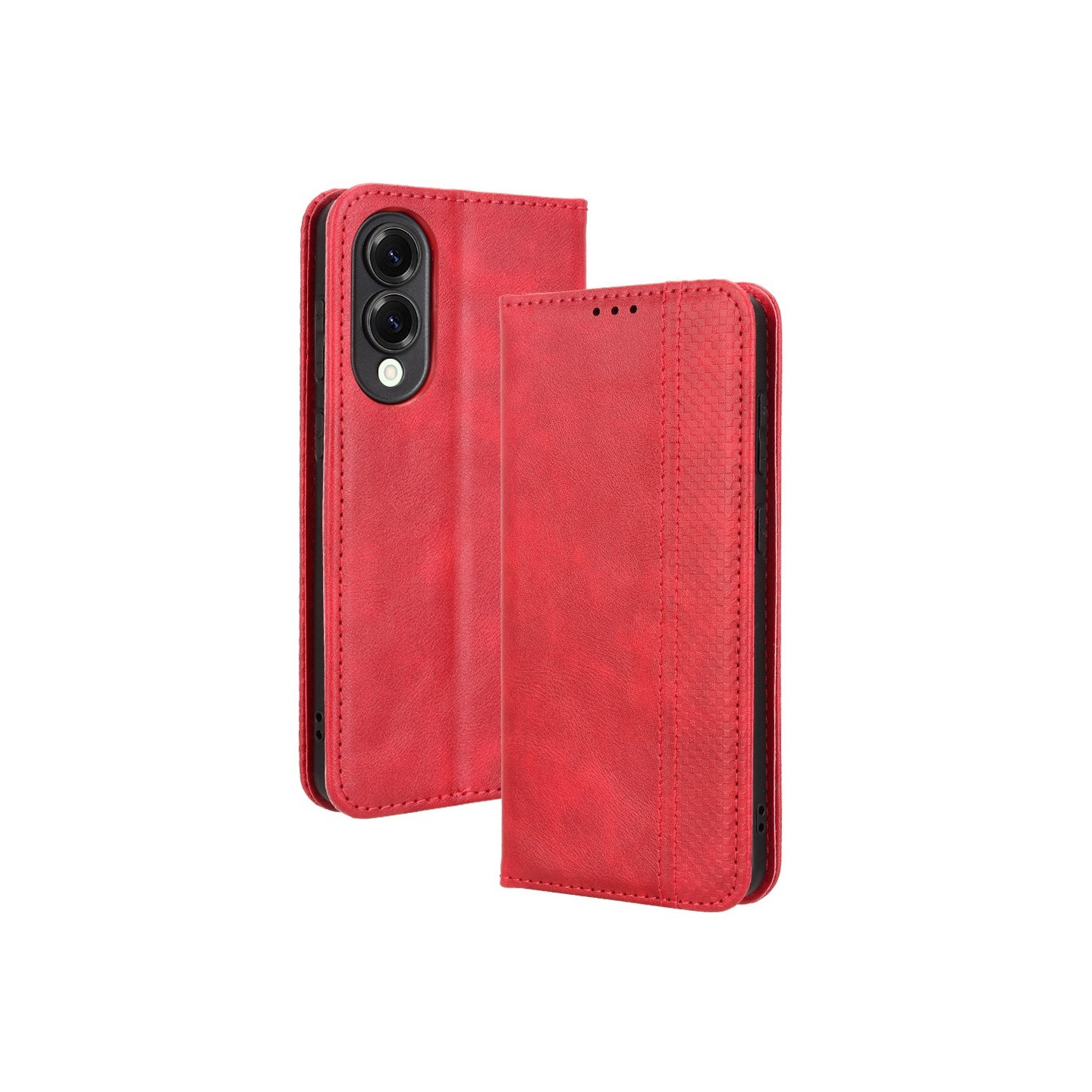 Til Samsung Galaxy S25 Edge Stand Phone Case Fuld Protection Pung Cover