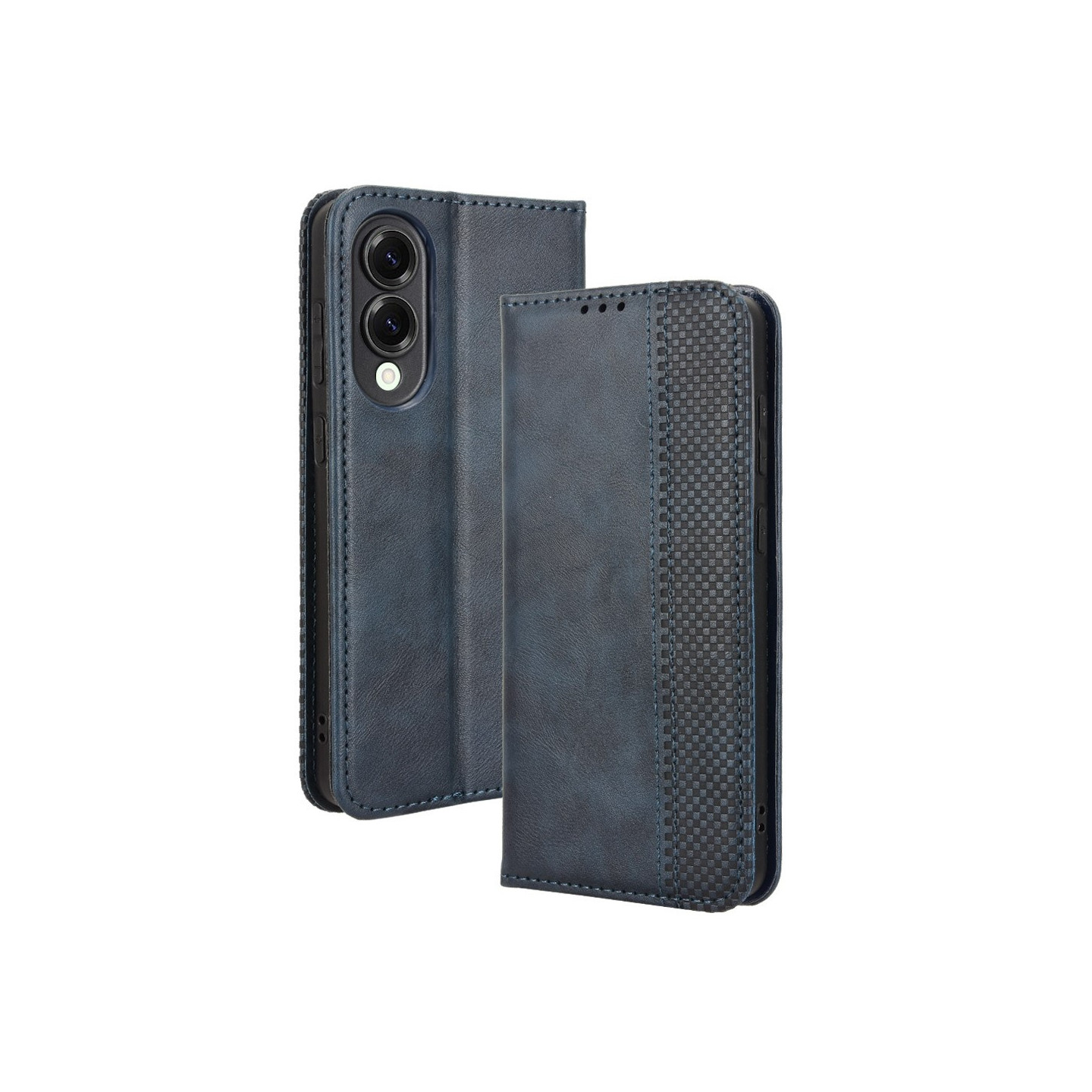 Til Samsung Galaxy S25 Edge Stand Phone Case Fuld Protection Pung Cover