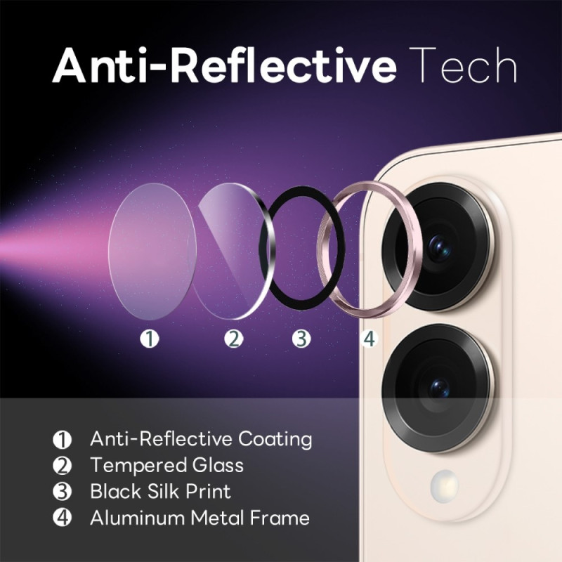 NORTHJO For Samsung Galaxy S25 Edge Tempered Glass Camera Lens