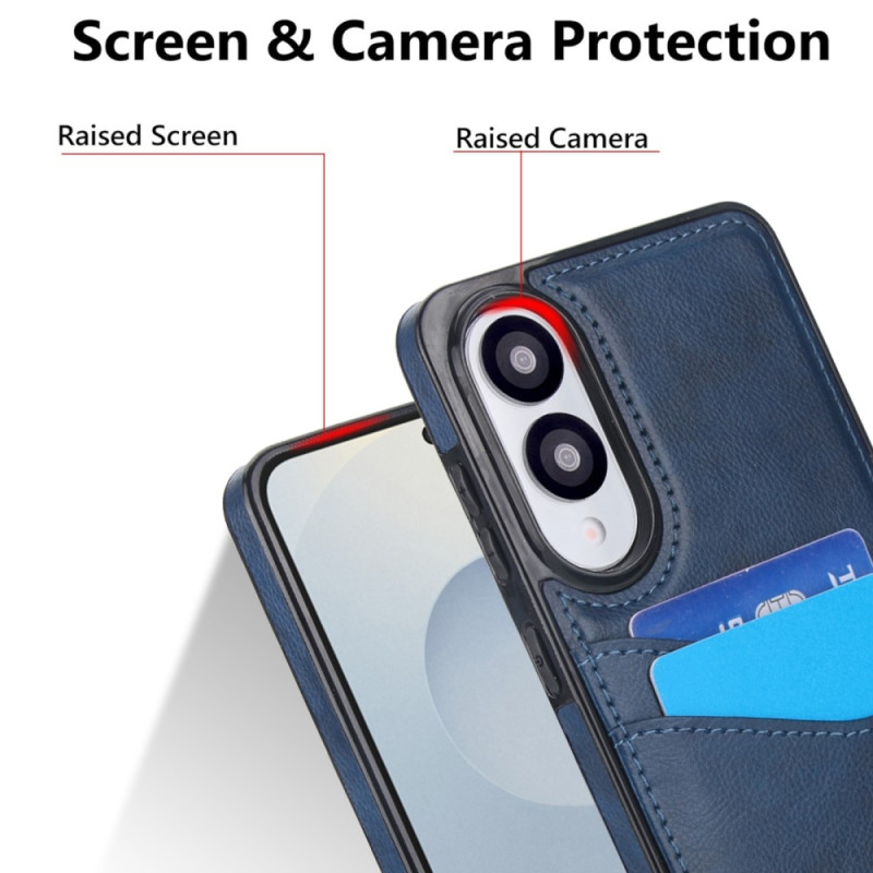 For Samsung Galaxy S25 Edge Deksel Kortlomme Slank PU+TPU Mobildeksel