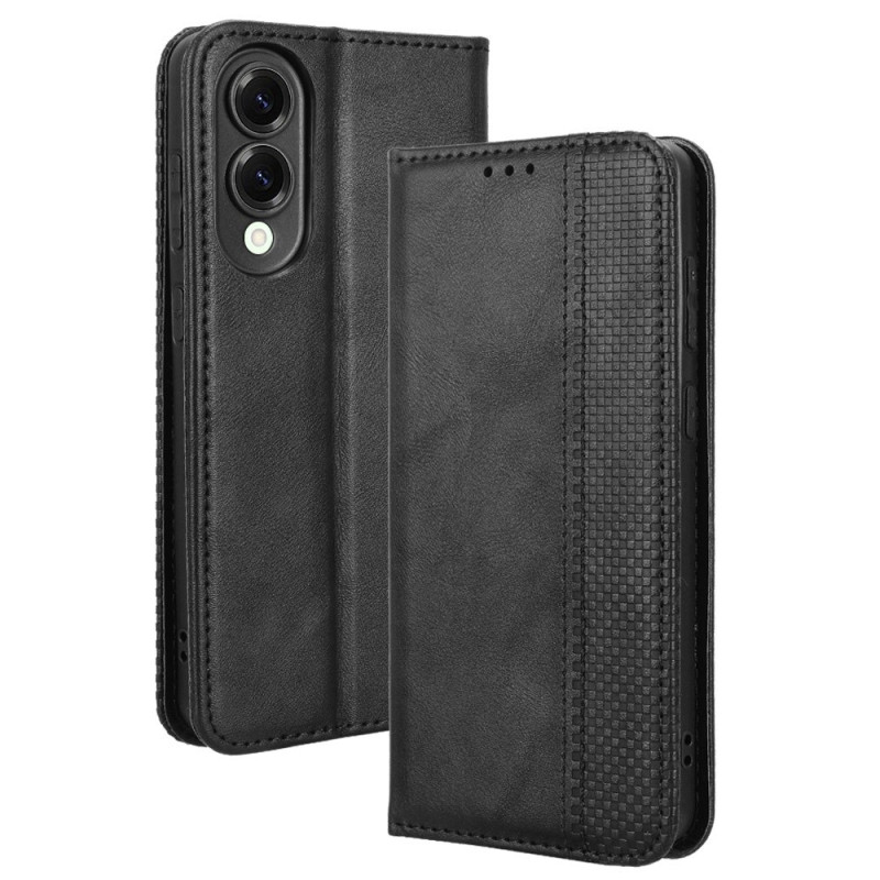 Samsung Galaxy S25 Edge Stand Phone Case Full Protection Wallet Cover - Black