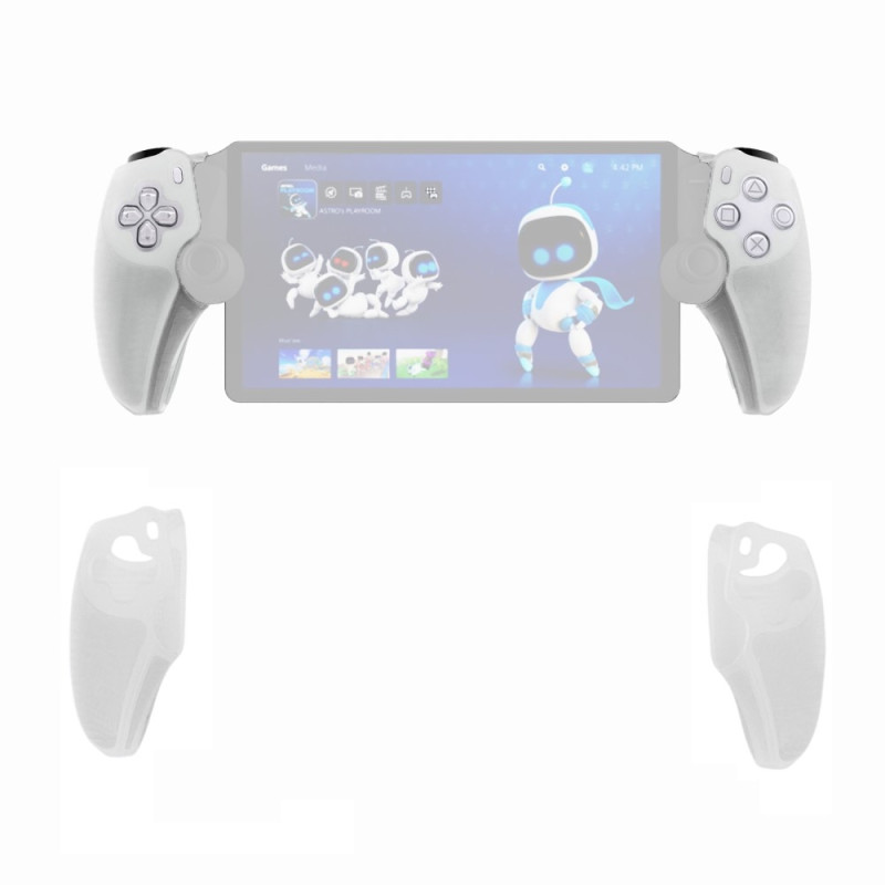 Silicone Case Cover for PS5 Portal Right and Left - Transparent