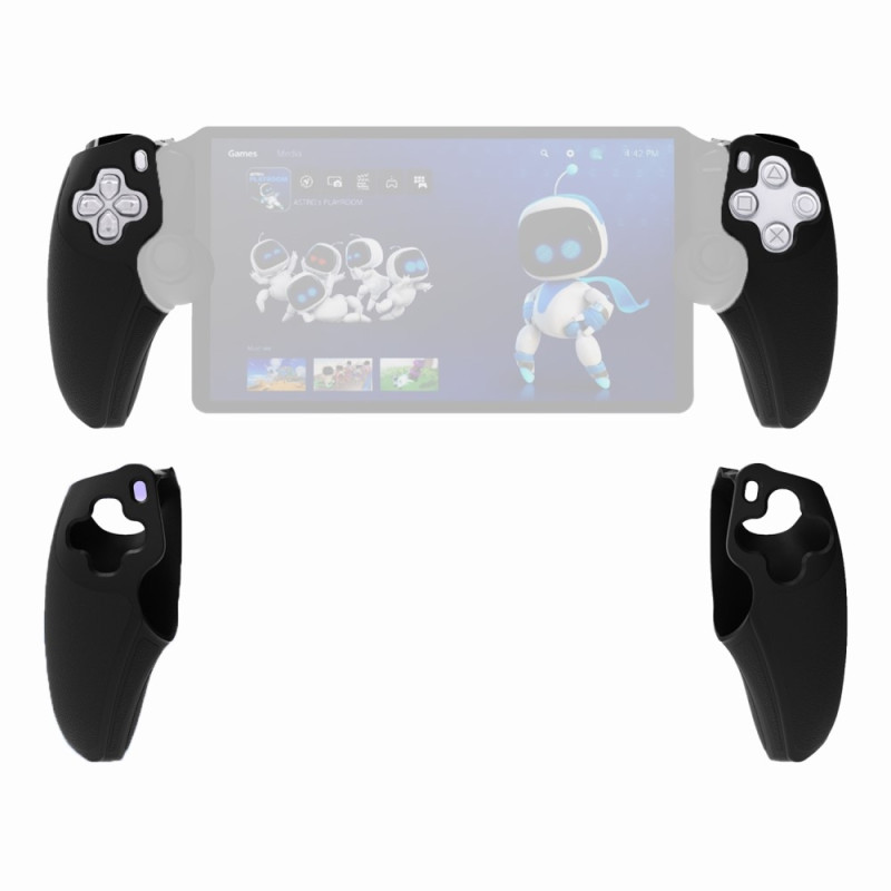 Silicone Case Cover for PS5 Portal Right and Left - Black