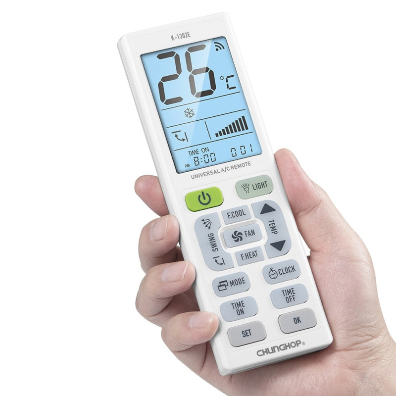 Fjernbetjening CHUNGHOP K-1302E Universal Reserveklimaanlæg AC