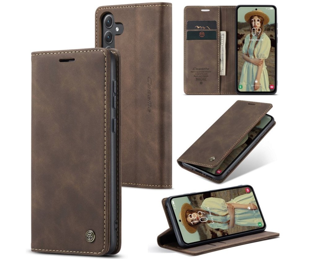 CASEME Plånboksfodral Samsung Galaxy A35 5G - Coffee