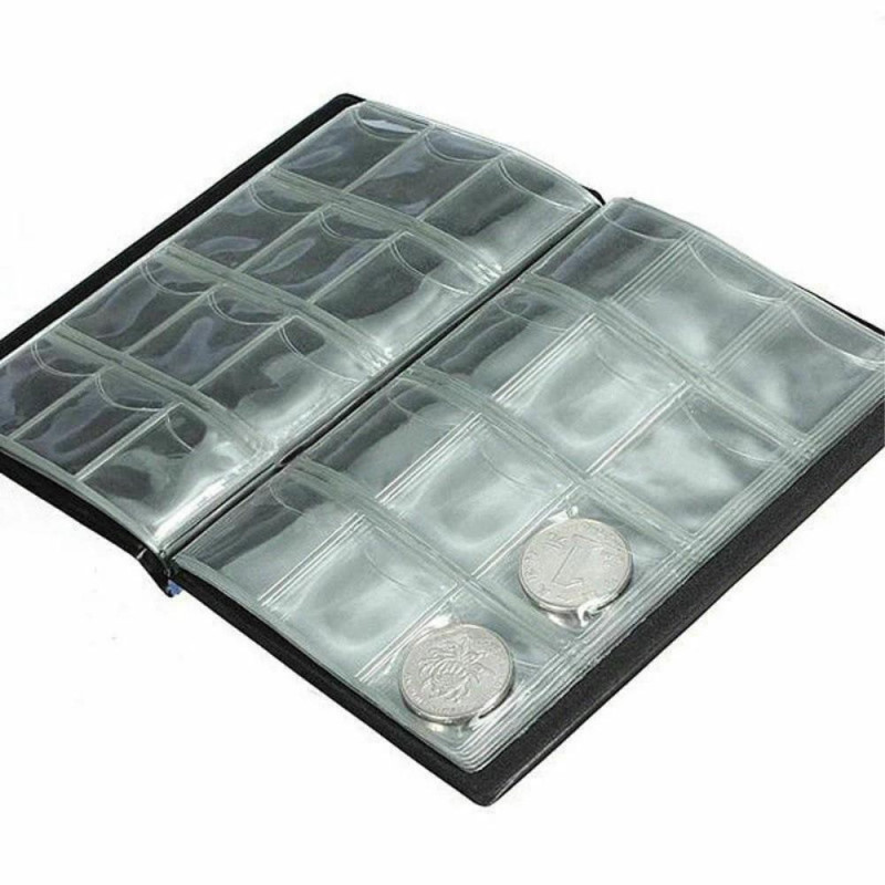 Currency Coin Album Coin Currency Collection Binder Pocket Coin
