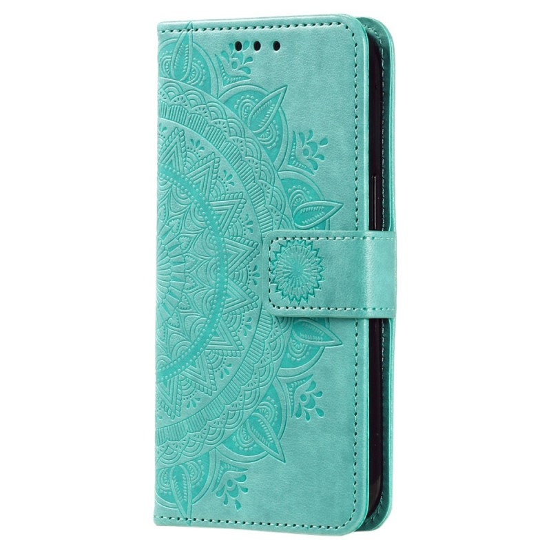 För Samsung Galaxy S25 Edge plånboksfodral Fodral Skal Mandala blommönster