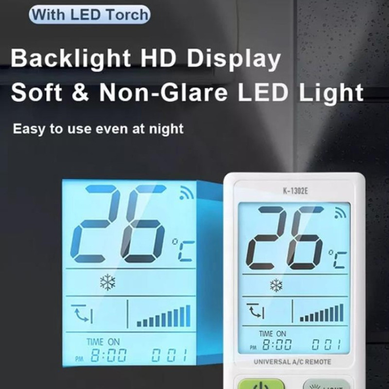 Fjärrkontroll CHUNGHOP K-1302E Universal Ersättning luftkonditionering AC