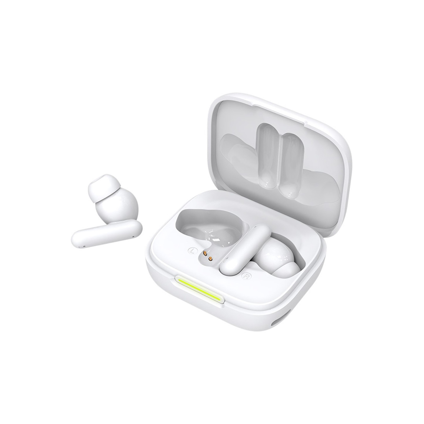 B19 150 språk oversettelse oversetter smart stemme Bluetooth in-ear hodetelefoner hvit